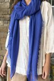 Classic Portobello Scarf Royal Blue 